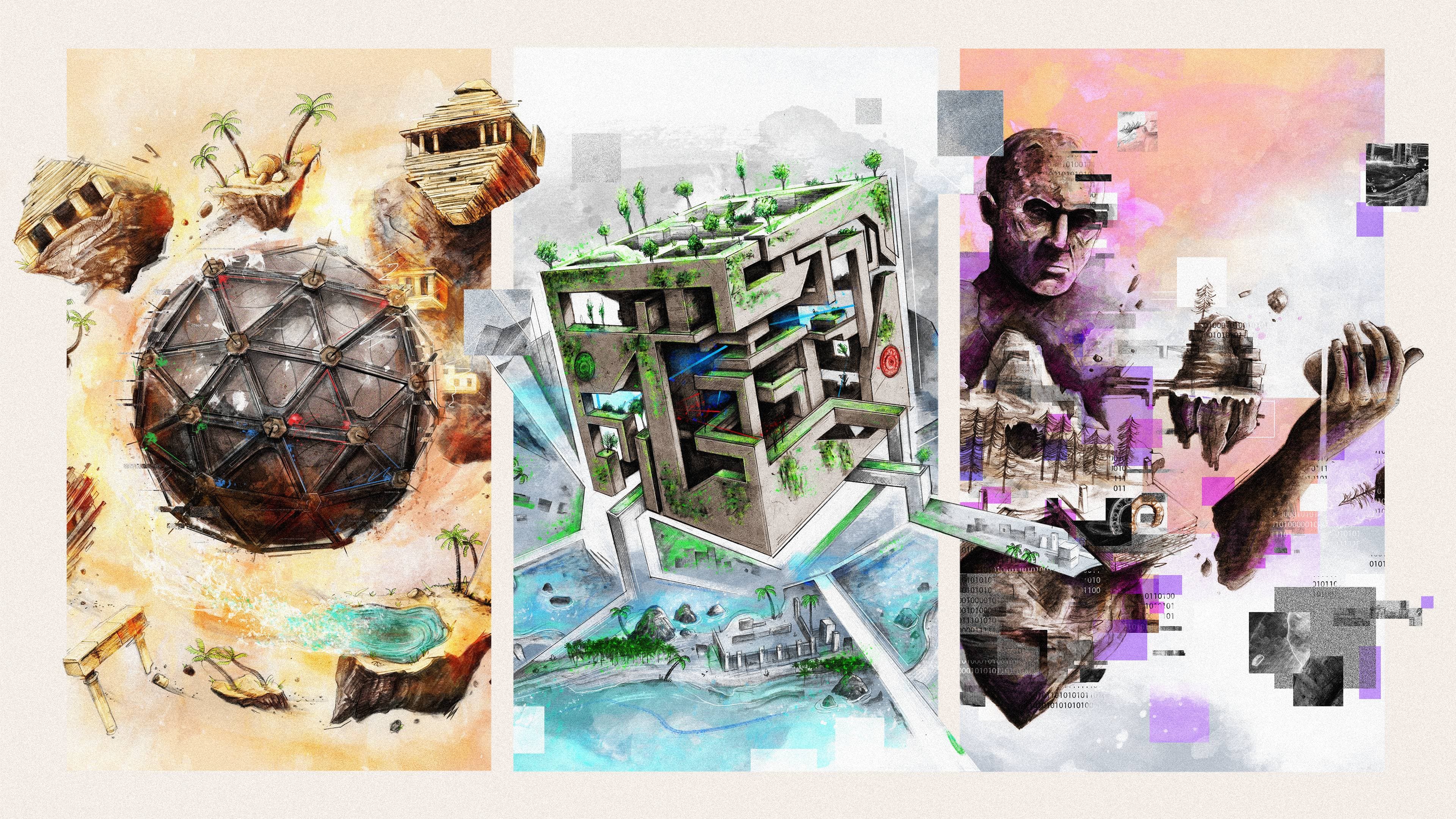 The Talos Principle 2: Road to Elysium keyart in horizontal format